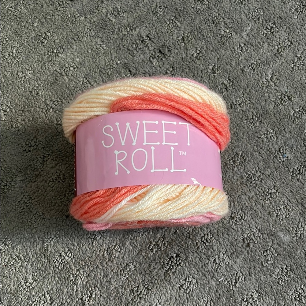 Sweet Roll Yarn in Peaches and Cream